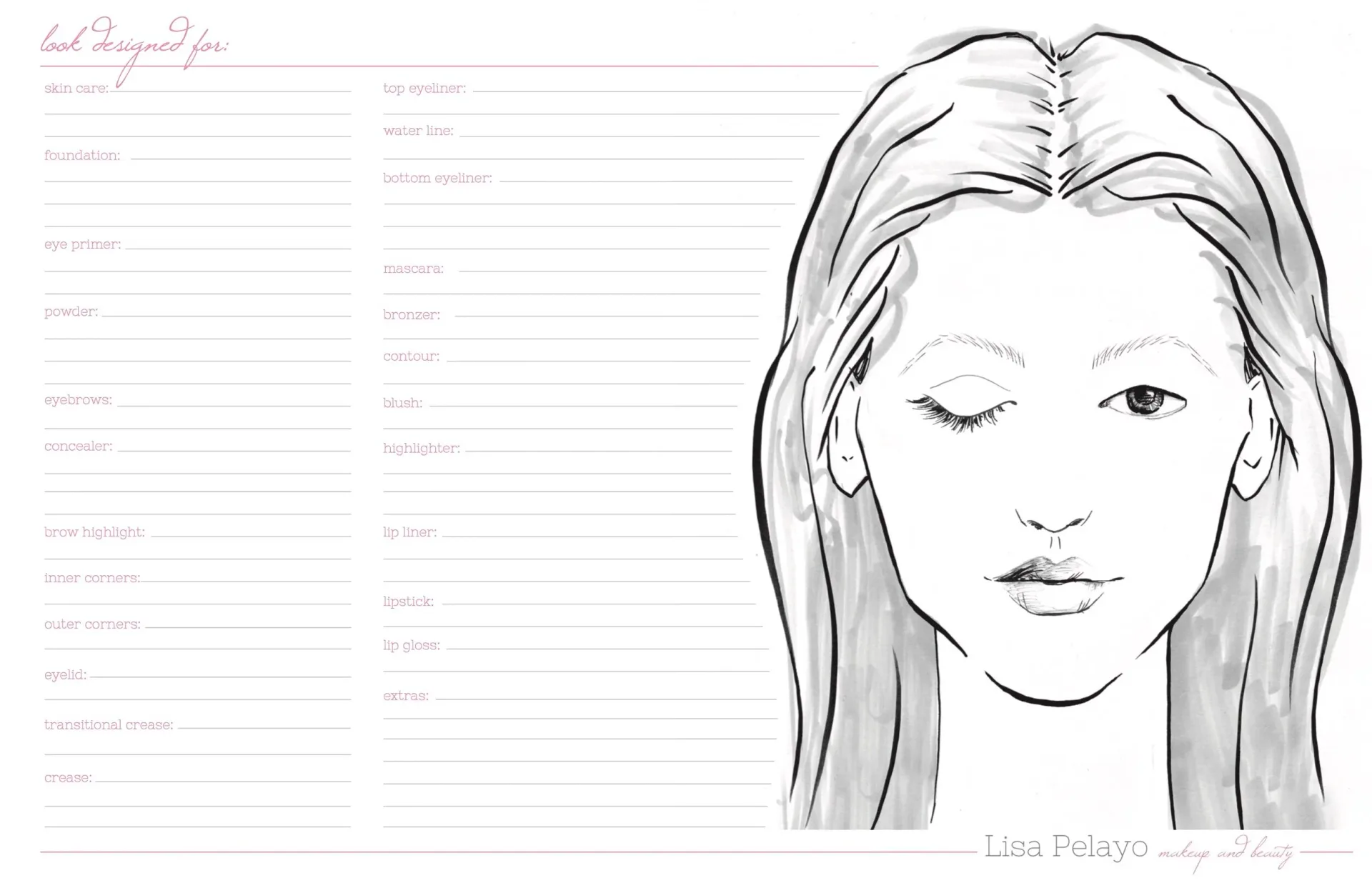 Diseño facial nupcial que ilustra una propuesta de maquillaje personalizada