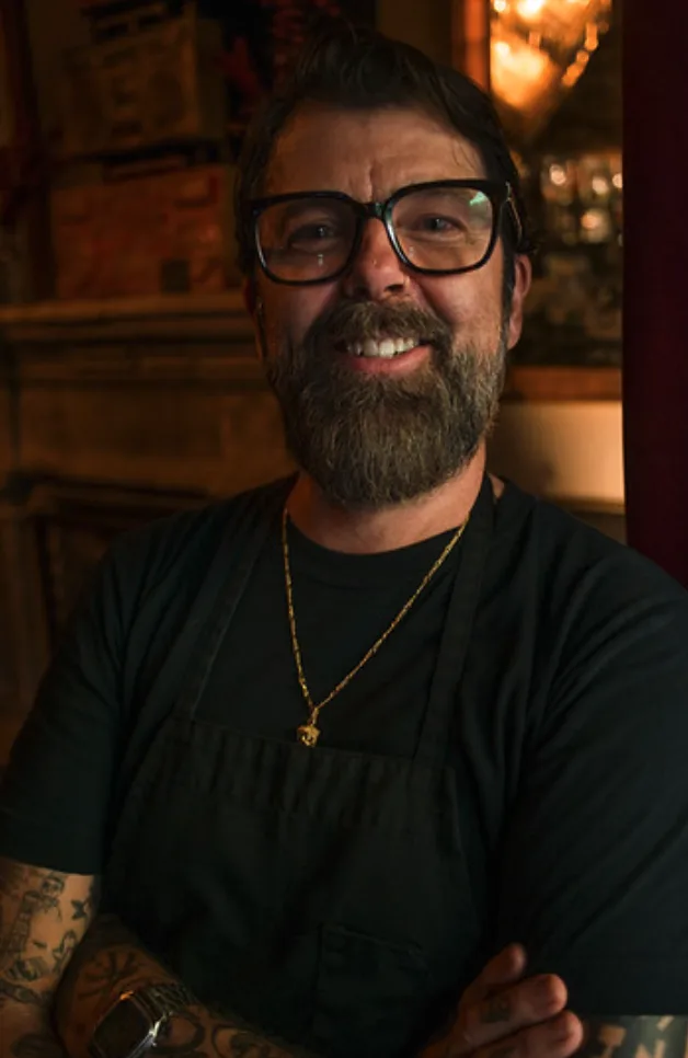 Chef y fundador Donnie Masterton de The Restaurant en San Miguel de Allende