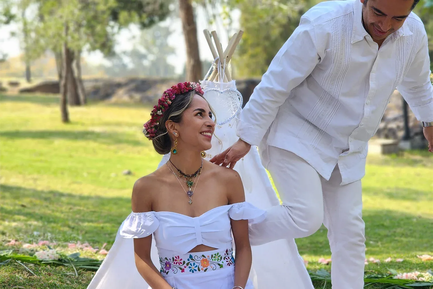 Ritual simbólico personalizado para una pareja