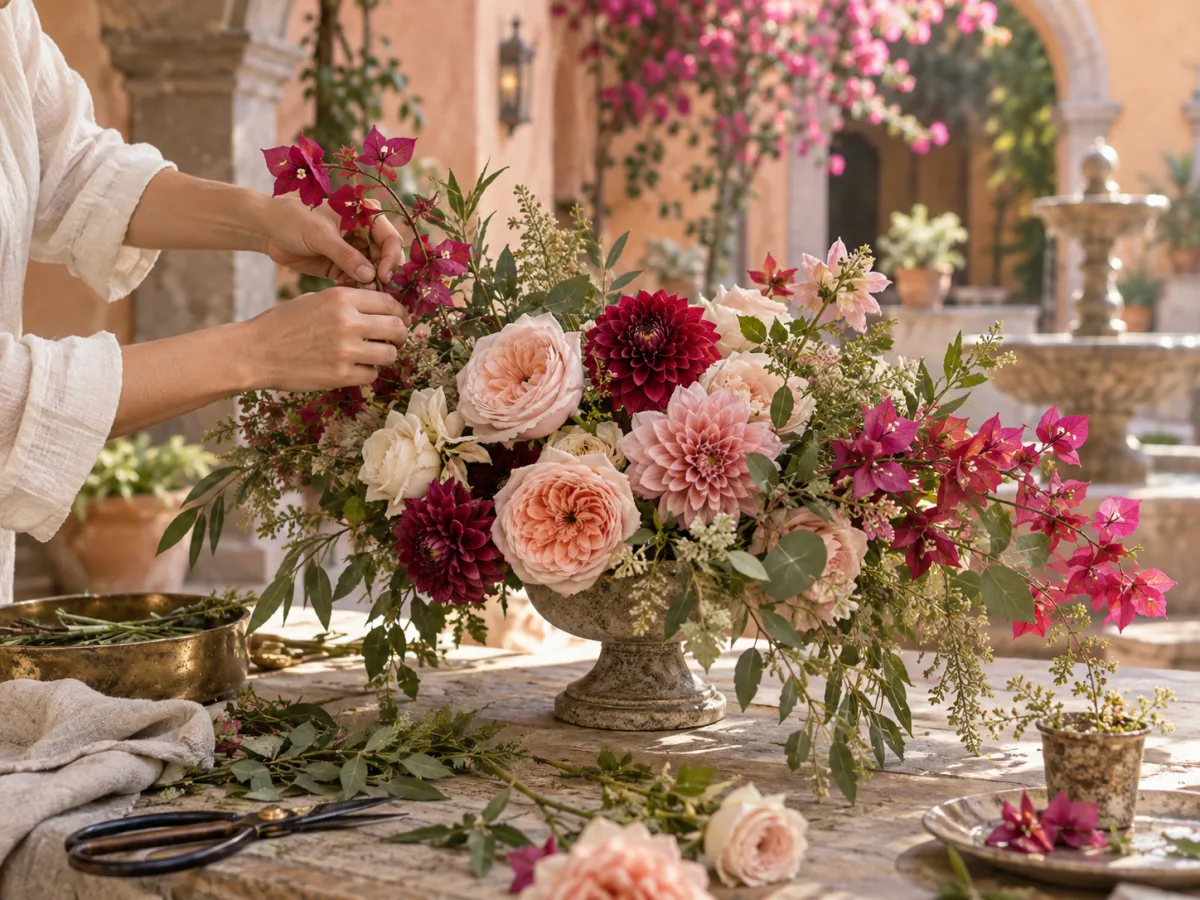 Imagen genérica de diseño floral para bodas