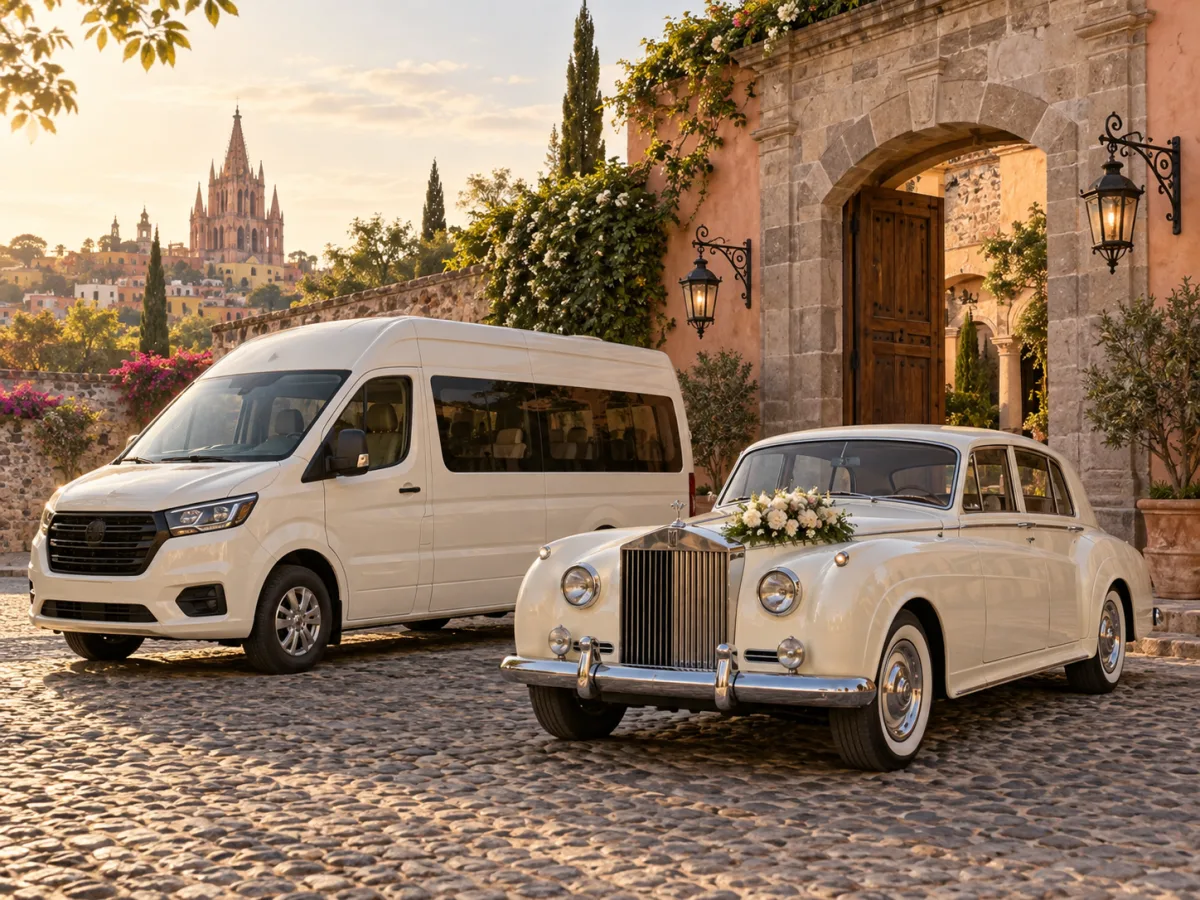 Imagen genérica de transporte para invitados de boda